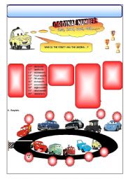 English Worksheet: ORDINAL NUMBERS