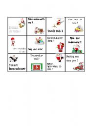 English Worksheet: Christmas award cards 4/4