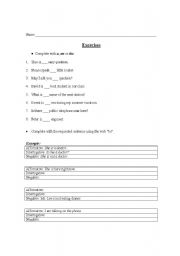 English worksheet: Simple Present Review