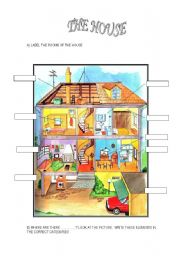 English Worksheet: THE HOUSE