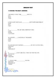 English worksheet: CONJUNCTIONS