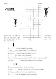 English Worksheet: PAST SIMPLE