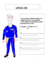 English Worksheet: should (advice)