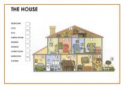 English Worksheet: PARTS OF THE HOUSE