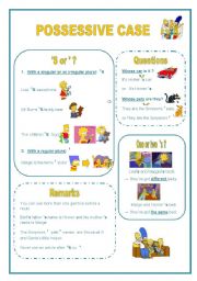 English Worksheet: Possessive case or genitive