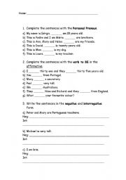 English Worksheet: Grammar