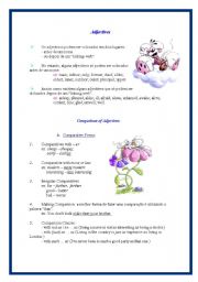 English worksheet: Adjectives