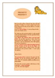 English Worksheet: Present Perfect - Introduction