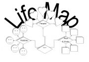English Worksheet: Life Map