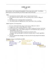 English Worksheet: Some & Any Lesson (1 of 2)