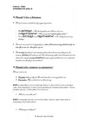 English worksheet: Phrasal Verbs 