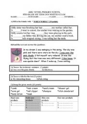 English Worksheet: TEST FOR ELEMENTARY STUDENTS