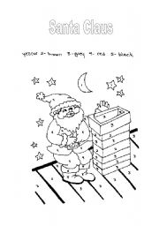 English Worksheet: Santa Claus