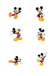 English Worksheet: Mickey Mouse
