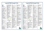 English Worksheet: Songs sheet