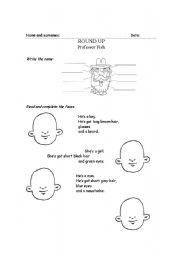 English worksheet: Part of the body