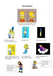 English Worksheet: The Simpsons