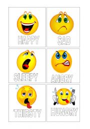 English Worksheet: Emotions