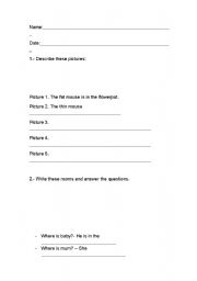 English Worksheet: examen de 3