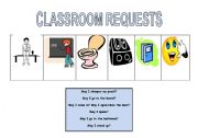 English worksheet: Classroom requests