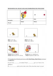 English Worksheet: Demonstrative_Adjectives