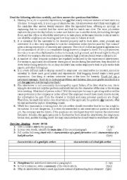 English Worksheet: Hunting for a Job