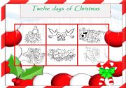 English Worksheet: Twelve Days of  Christmas  -  Lesson Plan