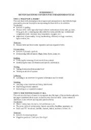 English Worksheet: programacion