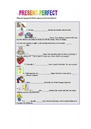 English Worksheet: Present Perfect