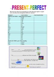 English Worksheet: Present Perfect