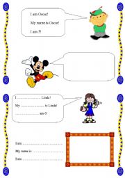 English Worksheet: Introduce yourself!