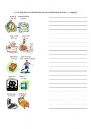 English Worksheet: Past Activities