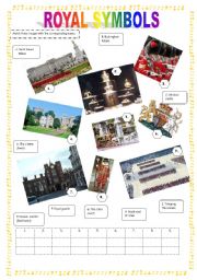 English Worksheet: British royal symbols