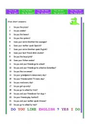 English Worksheet: Present Simple