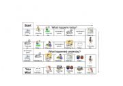 English Worksheet: Past Simple Boardgame