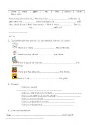 English worksheet: Revision Part 2