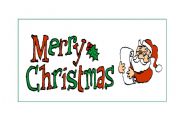 merry christmas - ESL worksheet by mcamigo