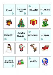 English Worksheet: Christmas