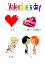 English worksheet: valentine