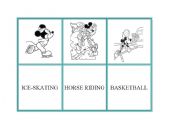 English worksheet: Sports Memory Cards - 12 cards - part 2
