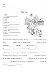 Mad Libs: At the Amusement Park