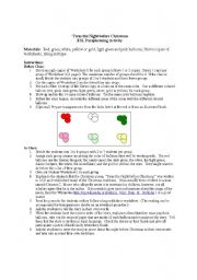 English Worksheet: Twas the Night before Christmas Paraphrase Activity
