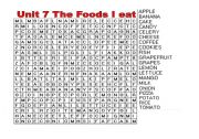 English worksheet: Food wordsearch