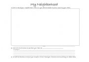 English worksheet: My Neighborhood