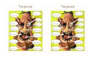 English Worksheet: The pirate
