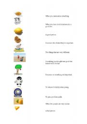 English Worksheet: Food-Related Idioms