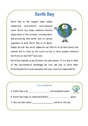 English Worksheet: Reading & Writing 