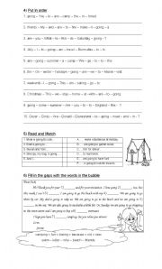 English Worksheet: We are going to go camping 2 of 2