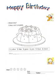 English Worksheet: Happy Birthday!