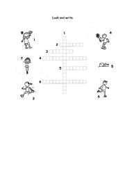 English worksheet: sport activities